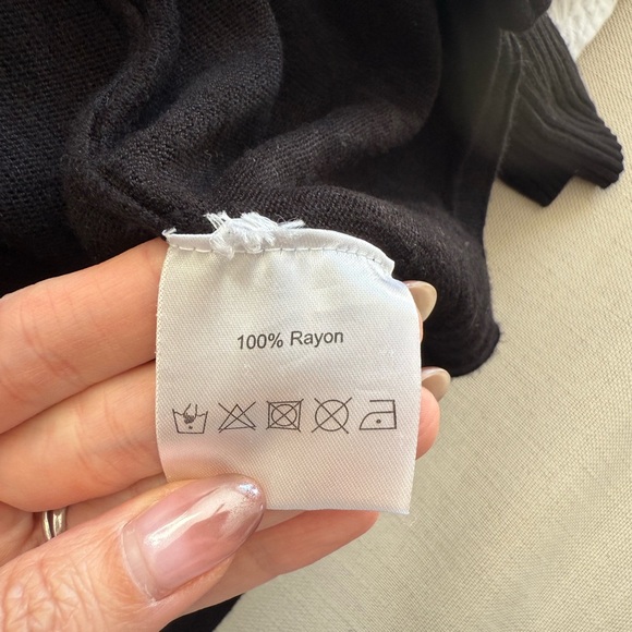 Ricki's Elegant Black Cardigan Sweater - Picture 6 of 6